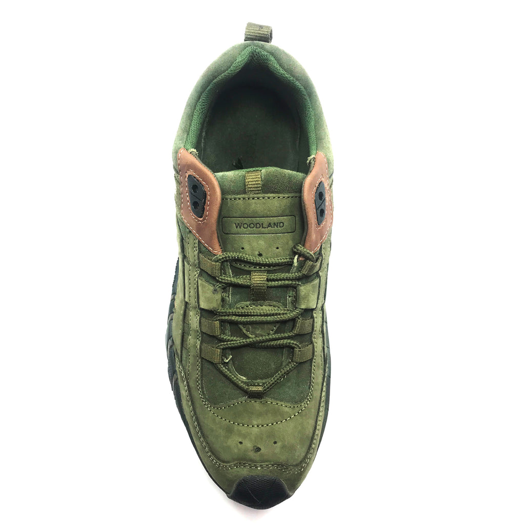 Woodland Men's Olive Green Leather Sneakers - 9 UK/India (43 EU) :  Amazon.in: Clothing & Accessories